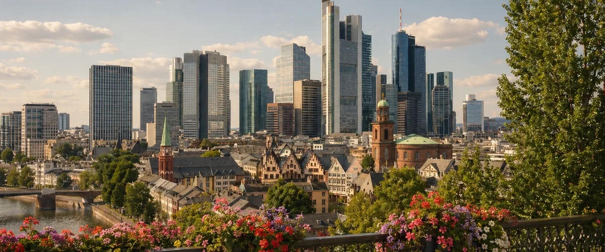 Frankfurt am Main Skyline — CK Internationale Zollagentur, Experte für Luftfracht am Flughafen FRA